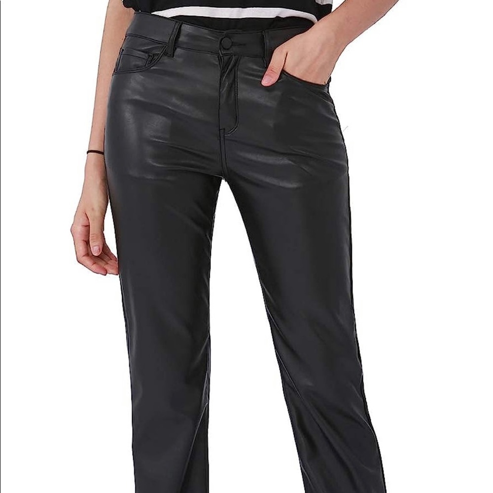 Leather (faux) pants